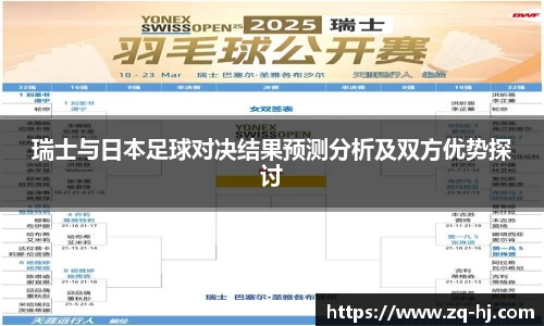 瑞士与日本足球对决结果预测分析及双方优势探讨